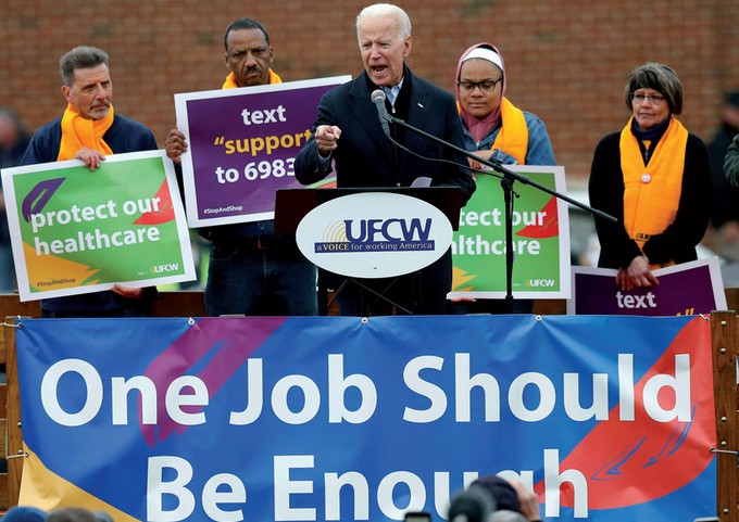 Biden announced that there are 19 competitors in the Democratic Party .jpg