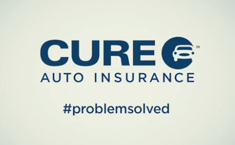 汽车保险公司CURE创意广告 头上的螺丝钉