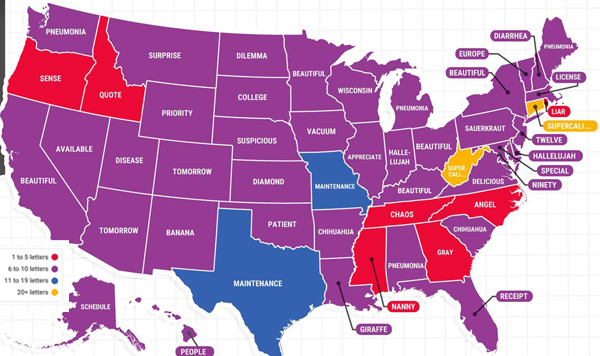 美国各州最常拼错的单词地图.jpg
