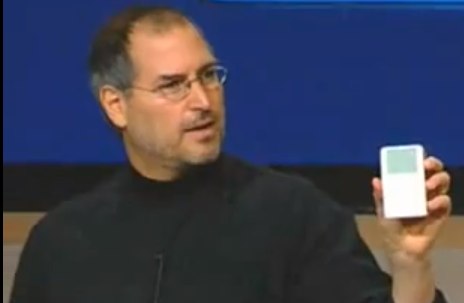 2001年苹果发布会 乔布斯介绍初代iPod