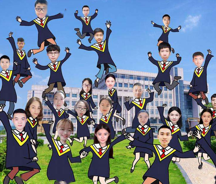 Hand-painted "Cloud Graduation Photos" became popular on the Internet .jpg