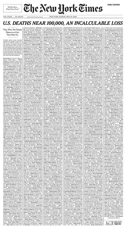 《纽约时报》头版列出1000名新冠肺炎死者的信息.jpg