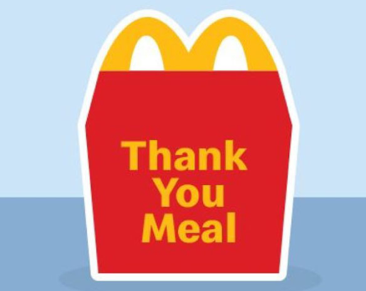 美国麦当劳暖心广告 感谢医护人员套餐