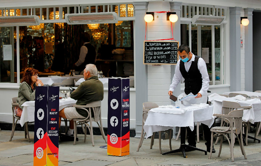 The British government promotes "half price for dining out".jpg