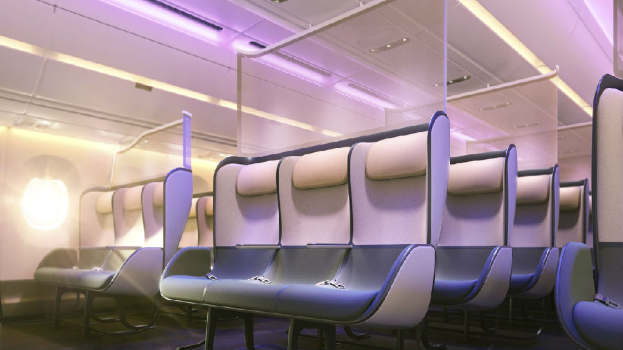The interior of the aircraft in the post-epidemic era will look like this.jpg