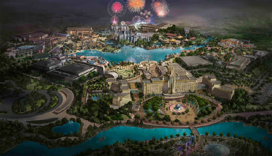 Beijing Universal Studios will open in the next spring.jpg