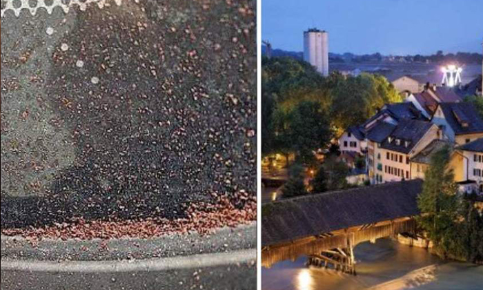 "Chocolate snow" falls in the Swiss town.jpg