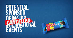 罗马尼亚Rom巧克力创意广告 赞助被迫取消的赛事