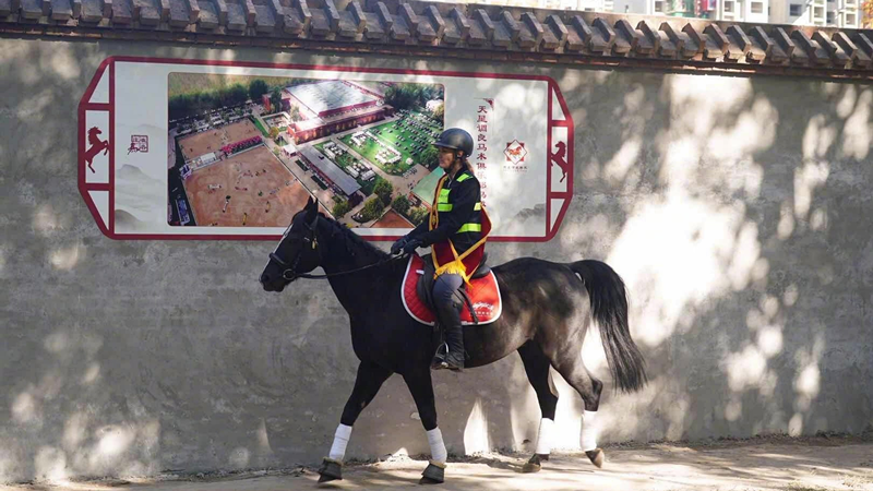 Beijing opened its first urban horse trail.jpg