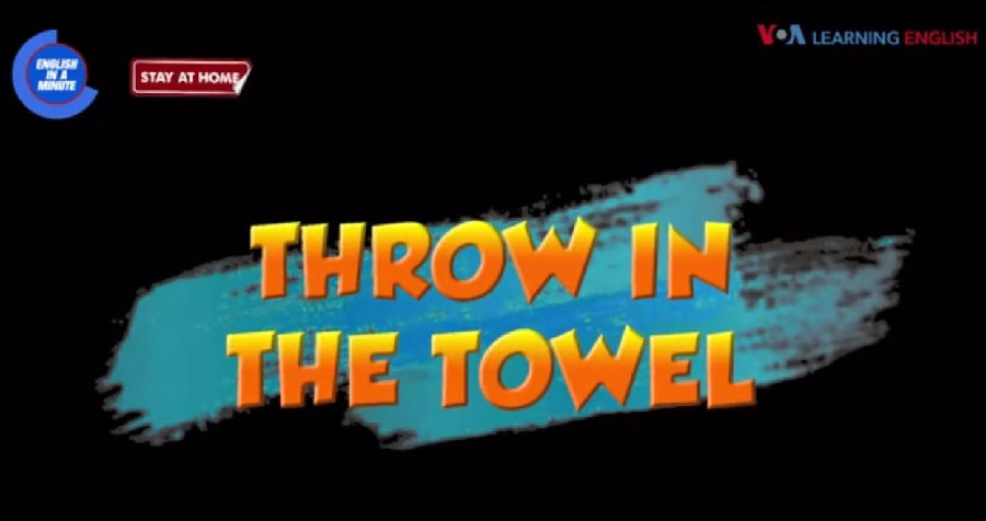 放弃 Throw in the towel