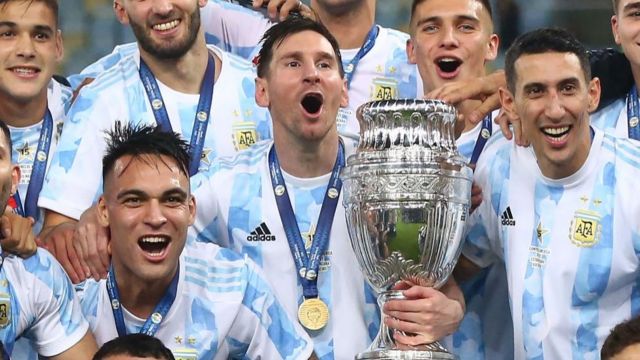 梅西圆梦! 阿根廷击败巴西赢得美洲杯冠军