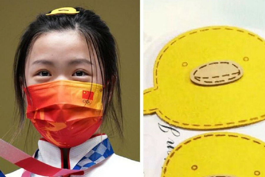 奥运冠军杨倩同款小黄鸭发卡成爆品
