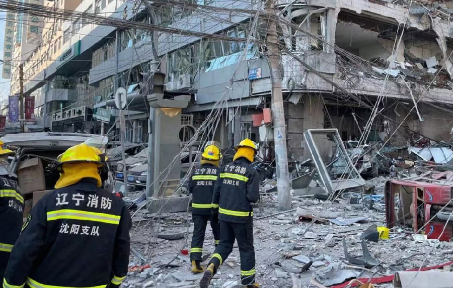 沈阳饭店燃气爆炸 已致4人遇难