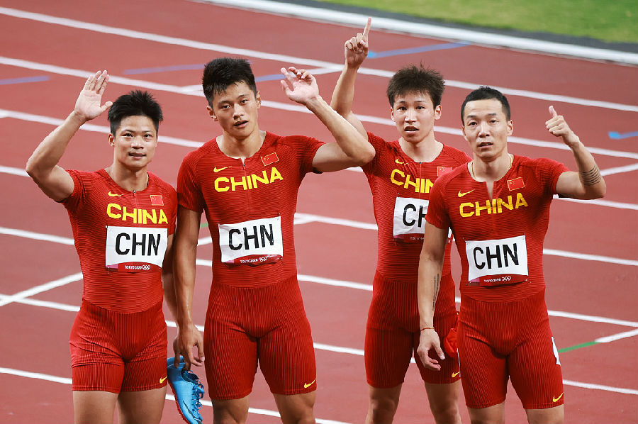 恭喜! 中国男子接力队递补东京奥运会铜牌!