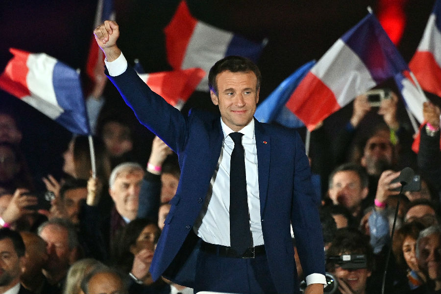 马克龙成功连任法国总统