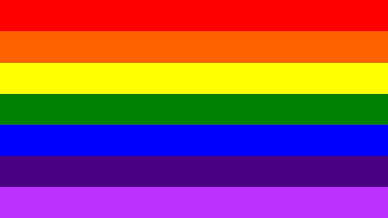 彩虹的七种颜色 标准图片