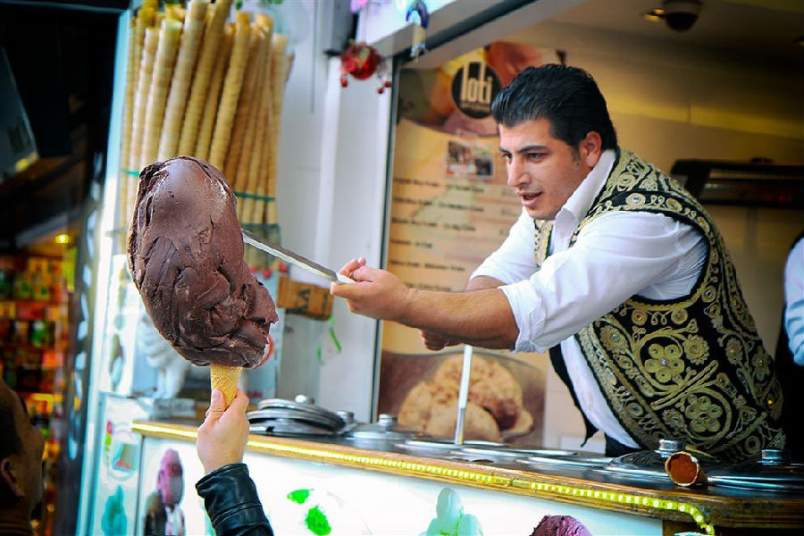 马尔马拉土耳其冰淇淋图片
